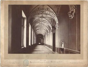 Neureuther, Gottfried von; München; Königlich - Bayerische Polytechnische Schule (TU) - Hauptbau - Korridor