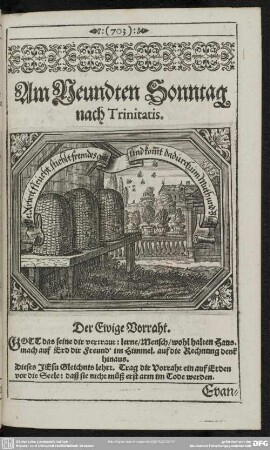 Am Neundten Sonntag nach Trinitatis