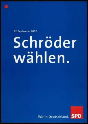SPD, Bundestagswahl 2002