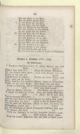 Clemens v. Brentano (1778-1842)