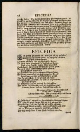 36-44, Epicedia.