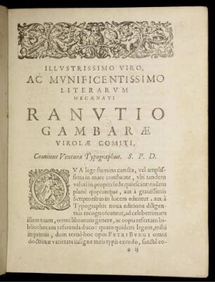 Illustrissimo Viro.