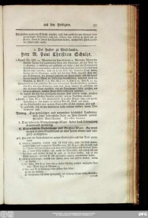 2. Der Pastor zu Windehausen, Herr M. Paul Christian Schulze.
