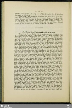 46. Baumeister, Mathematiker, Naturforscher