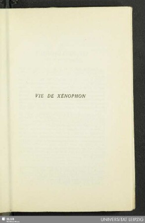 Vie de Xénophon