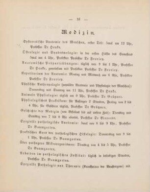 16-18, Medizin
