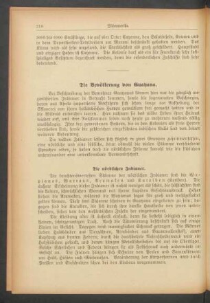Die Bevölkerung von Guayana.