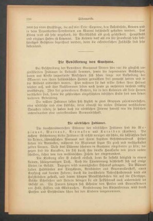 Die Bevölkerung von Guayana.