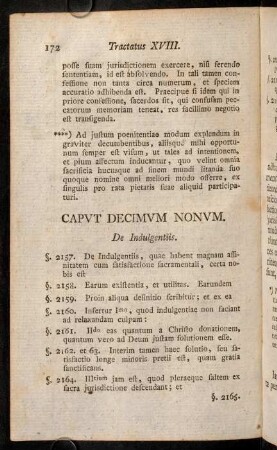 172-183, Caput Decimum Nonum. De Indulgentiis.