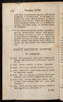172-183, Caput Decimum Nonum. De Indulgentiis.