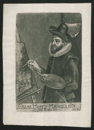 Tobias Hertz Mahler In Nurnberg, Denatus 1620