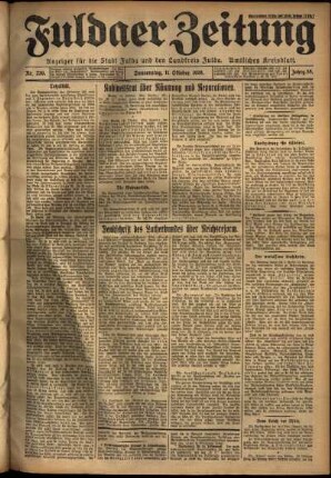Ausgabe vom Donnerstag, den 11. Oktober 1928.