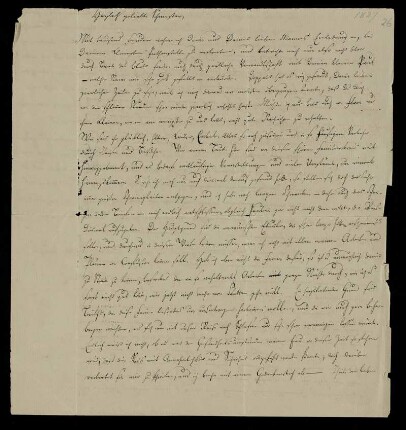 Nr. 26: Brief von Karl Otfried Müller an seine Schwester Gottliebe, Ohne Ort, 1827