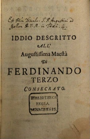 Iddio descritto