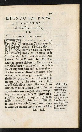 Epistola Pauli Apostoli ad Thessalonicenses, II.
