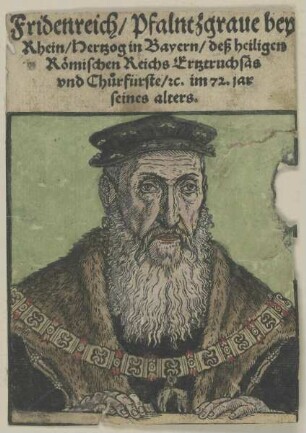 Bildnis des Kurfürsten Friedrich II. von der Pfalz, der Weise