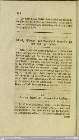 78. Ueber das Rösten oder Brennen des Kaffees