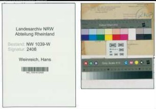 Entnazifizierung Hans Weinreich , geb. 00.00.0000 ()