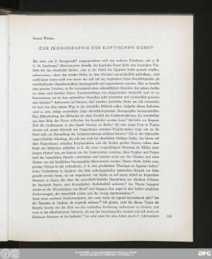 Klaus Wessel Zur Ikonographie Der Koptischen Kunst