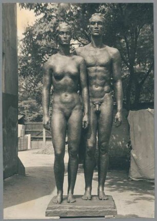 Menschenpaar, 1937, Bronze