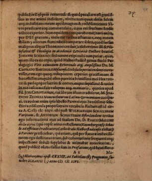 CXVII. De Vita Aeterna Stylo Latino prorso peroraturus Simulq[ue] Scholae Evangelicae Budiss. valedicturus Praeclarorum eruditi Ordinis Virorum frequentem praesentiam benevolam audientiam voce vicaria Praeceptoris Joh. Theill, M.P.L.C. Rectoris observantissime officiosissime sibi rogat & expetit Johann. Christian Hertzog