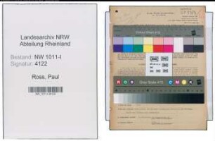 Entnazifizierung Paul Ross , geb. 09.06.1898 (Kaufmaennischer AAngestellter)