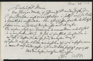 Brief an Marie Schumann : 08.05.1896