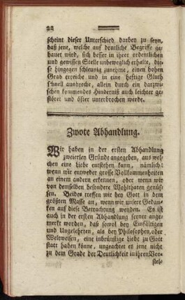 Zwote Abhandlung.
