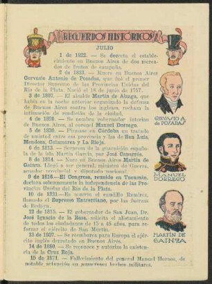 Recuerdos históricos