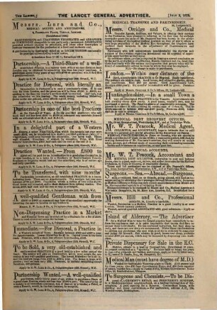 The lancet. 1875, [4.] Advertiser