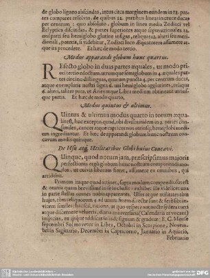 Modus quintus & ultimus.