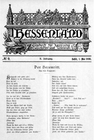 No. 9, 1. Mai 1896