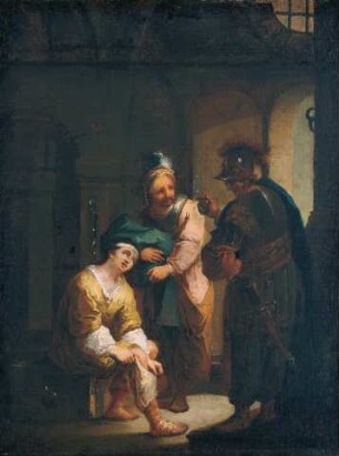 Joseph wird zum Pharao gebracht