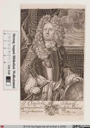 Bildnis Clowdisley Shovell (1689 Sir)