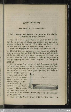 Zweite Abtheilung. Vom Zurichten des Rohmaterials