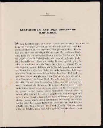 Epitaphium Auf Dem Johannis-Kirchhof. [Taf. 91]