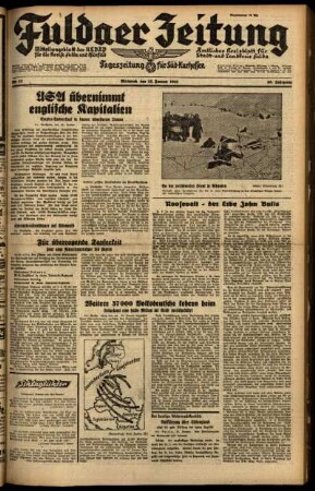 Ausgabe vom Mittwoch, den 15. Januar 1941.
