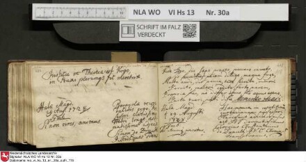 Stammbuch des U. J. Schrader aus Hannover