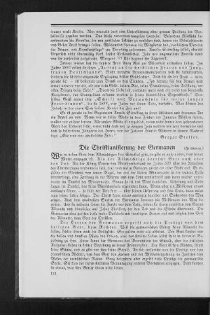 Die Christianisierung der Germanen
