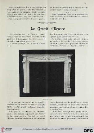 1: Le Granit d'Ecosse