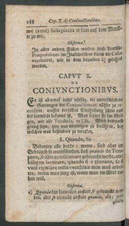 Caput X. De Coniunctionibus