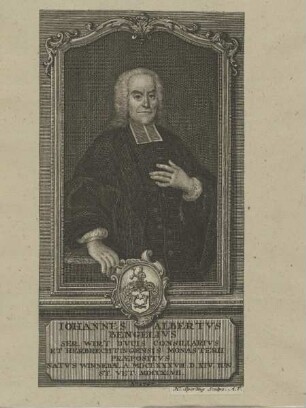 Bildnis des Iohannes Albertvs Bengelivs