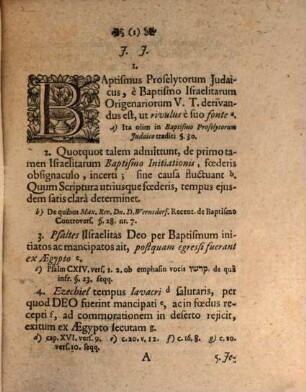 Antiquitas Baptismi Initiationis Israelitarum Vindicata, contra adscribentes ipsi originem Christianam
