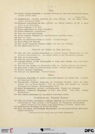 Schmuck und Geräte aus Bein und Horn (Nr. 967-974)