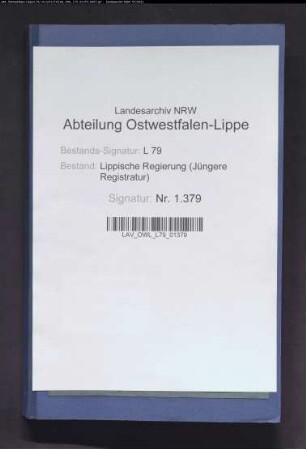Veranlagung zur Gebäudesteuer im Amt Schieder