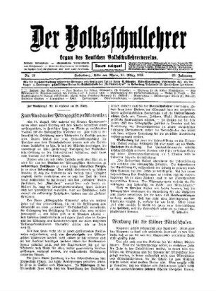 Zum Ausbau der Pädagogischen Akademien