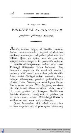 Philippus Steinmeyer.