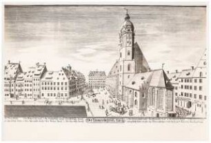 Thomaskirche, Leipzig Bachgruft: Kirchhof