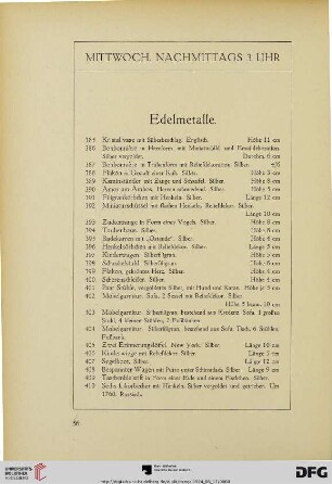 Mittwoch, nachmittags (Nr. 385-517)