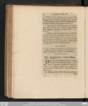 Tit. IV. (V. 30.) De legitimis tutoribus.